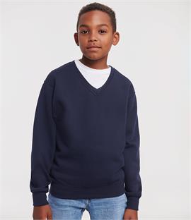 Russell Schoolgear Kids V Neck Sweatshirt